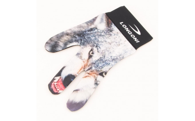 Перчатка бильярдная "Longoni Fancy Wolf" Перчатка бильярдная "Longoni Fancy Wolf"